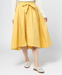MERLOT | リボンベルト付テールカットスカート 4967(スカート)