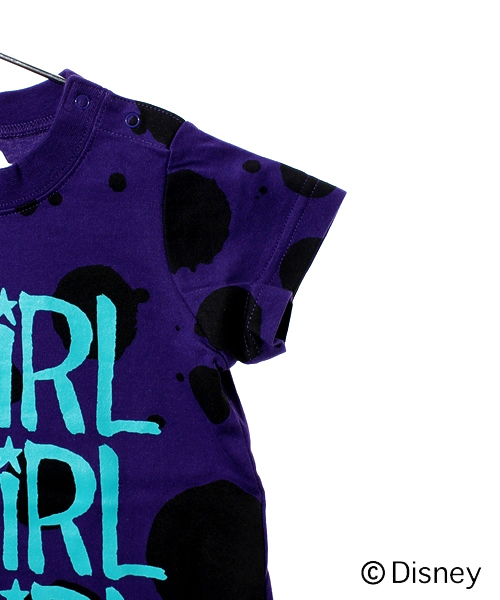 X-girl Stages(エックスガールステージス)の「DRIP MICKEY S/S T DRESS(ワンピース・キッズ・ホワイト/パープル・12M/2T/3T)」の5枚目の写真