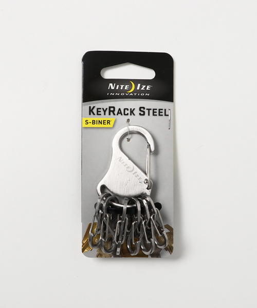 JACK & MARIE（ジャックアンドマリー）の「NI 02224 キーラツク ステンレスSV（キーケース/キーアクセサリー・メンズ・シルバー・ONE SIZE）」の7枚目の写真