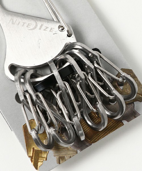 JACK & MARIE（ジャックアンドマリー）の「NI 02224 キーラツク ステンレスSV（キーケース/キーアクセサリー・メンズ・シルバー・ONE SIZE）」の5枚目の写真