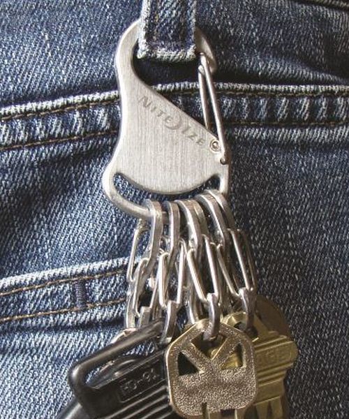 JACK & MARIE（ジャックアンドマリー）の「NI 02224 キーラツク ステンレスSV（キーケース/キーアクセサリー・メンズ・シルバー・ONE SIZE）」の6枚目の写真