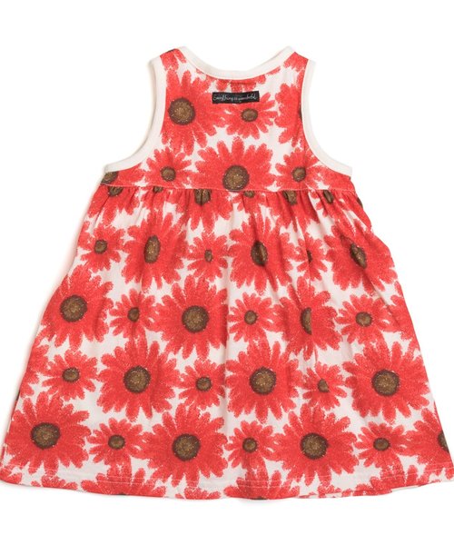 BREEZE（ブリーズ）の「ひまわりワンピース（ワンピース・キッズ・レッド/イエロー・95/110/130/140/80/100/120/90）」の3枚目の写真