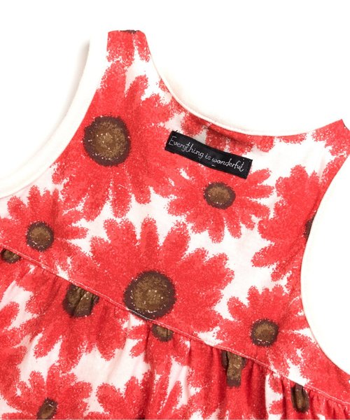 BREEZE（ブリーズ）の「ひまわりワンピース（ワンピース・キッズ・レッド/イエロー・95/110/130/140/80/100/120/90）」の6枚目の写真