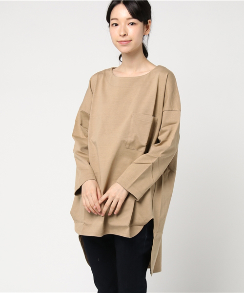 t.yamai paris（ティ　ヤマイ　パリ）の「[T.yamai.paris]Derave Jersey（Tシャツ/カットソー・レディース・ホワイト/ベージュ・MEDIUM/SMALL）」の2枚目の写真