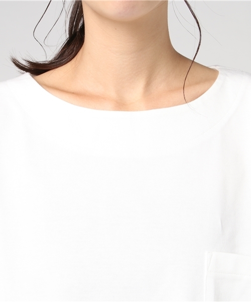 t.yamai paris（ティ　ヤマイ　パリ）の「[T.yamai.paris]Derave Jersey（Tシャツ/カットソー・レディース・ホワイト/ベージュ・MEDIUM/SMALL）」の6枚目の写真