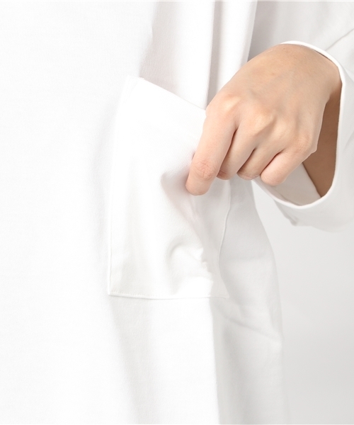 t.yamai paris（ティ　ヤマイ　パリ）の「[T.yamai.paris]Derave Jersey（Tシャツ/カットソー・レディース・ホワイト/ベージュ・MEDIUM/SMALL）」の8枚目の写真