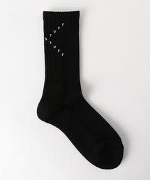 F-LAGSTUF-F | ＜F-LAGSTUF-F＞ CROSS LOGO SOX/ソックス ◆(ソックス/靴下)