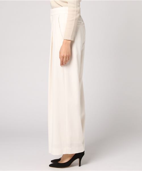RIVE DROITE(リヴドロワ)の「ウールライクツイルワイドパンツ(その他パンツ・レディース・ネイビー/サックスブルー/アイボリー・36/38)」の10枚目の写真