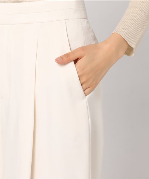 RIVE DROITE(リヴドロワ)の「ウールライクツイルワイドパンツ(その他パンツ・レディース・ネイビー/サックスブルー/アイボリー・36/38)」の9枚目の写真