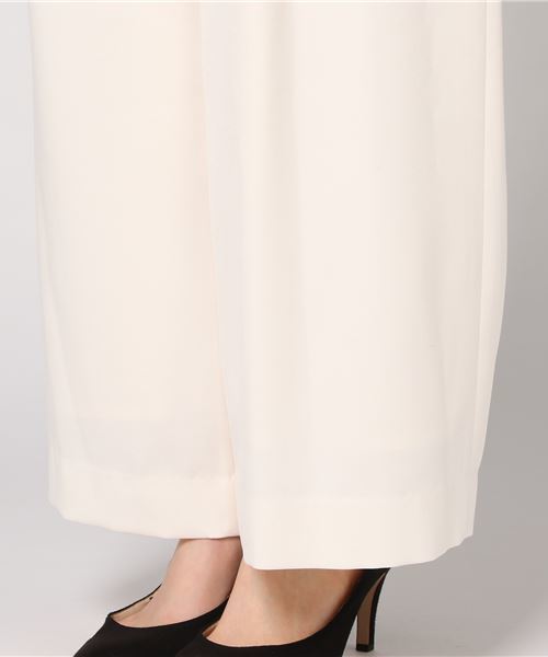 RIVE DROITE(リヴドロワ)の「ウールライクツイルワイドパンツ(その他パンツ・レディース・ネイビー/サックスブルー/アイボリー・36/38)」の5枚目の写真