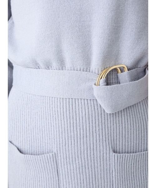 dazzlin（ダズリン）の「ベルト付ニットロングワンピース（ワンピース