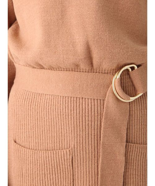 dazzlin（ダズリン）の「ベルト付ニットロングワンピース（ワンピース