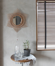 a.depeche(AfyV)rotta rattan mirror etoile S / ^~[(~[)