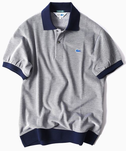 LACOSTE（ラコステ）の「LACOSTE: 別注 Chantilly MODEL ポロシャツ（ポロシャツ・メンズ・チャコールグレー/オリーブ/ネイビー/キャメル/イエロー/ブルー・LARGE/MEDIUM/SMALL/X-LARGE/X-SMALL）」の4枚目の写真