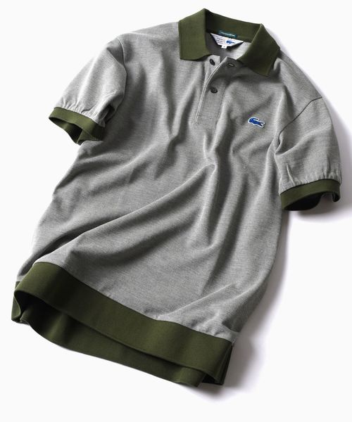 LACOSTE（ラコステ）の「LACOSTE: 別注 Chantilly MODEL ポロシャツ（ポロシャツ・メンズ・チャコールグレー/オリーブ/ネイビー/キャメル/イエロー/ブルー・LARGE/MEDIUM/SMALL/X-LARGE/X-SMALL）」の3枚目の写真
