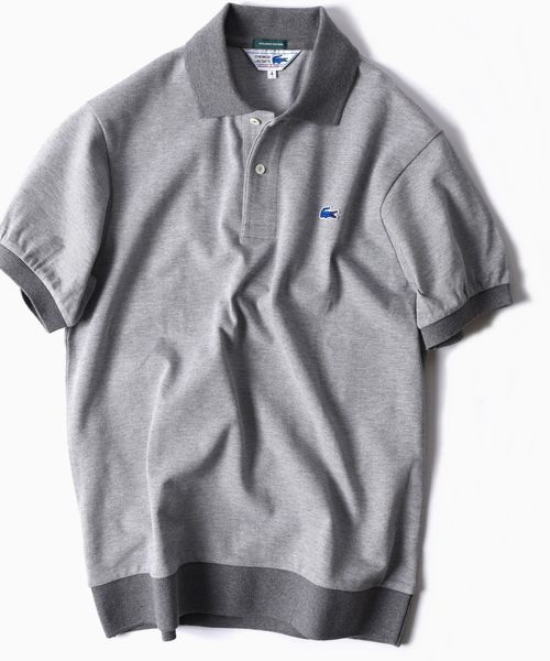 LACOSTE（ラコステ）の「LACOSTE: 別注 Chantilly MODEL ポロシャツ（ポロシャツ・メンズ・チャコールグレー/オリーブ/ネイビー/キャメル/イエロー/ブルー・LARGE/MEDIUM/SMALL/X-LARGE/X-SMALL）」の2枚目の写真