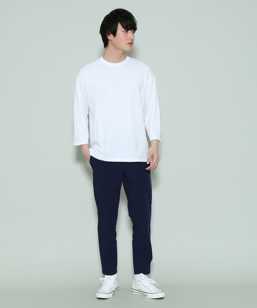 JUNRED（ジュンレッド）の「変形カノコピンタックカットソー（Tシャツ/カットソー・メンズ・ピンク系その他2/ホワイト/ブルー・L/S/M）」の11枚目の写真