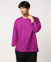 JUNRED | 変形カノコピンタックプルオーバー(Tシャツ/カットソー)