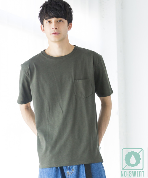 WEGO（ウィゴー）の「WEGO/USAコットンクルーネックカットソー（Tシャツ/カットソー・メンズ・ロイヤルブルー/ライトピンク/カーキ/ホワイト/杢グレー/ブラック/サックスブルー/ネイビー/ワイン/ダークグリーン・LARGE/MEDIUM/SMALL/X-LARGE）」の6枚目の写真