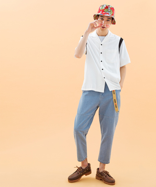 WEGO（ウィゴー）の「WEGO/USAコットンクルーネックカットソー（Tシャツ/カットソー・メンズ・ロイヤルブルー/ライトピンク/カーキ/ホワイト/杢グレー/ブラック/サックスブルー/ネイビー/ワイン/ダークグリーン・LARGE/MEDIUM/SMALL/X-LARGE）」の12枚目の写真