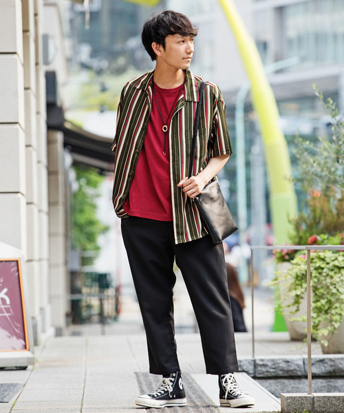 WEGO（ウィゴー）の「WEGO/USAコットンクルーネックカットソー（Tシャツ/カットソー・メンズ・ロイヤルブルー/ライトピンク/カーキ/ホワイト/杢グレー/ブラック/サックスブルー/ネイビー/ワイン/ダークグリーン・LARGE/MEDIUM/SMALL/X-LARGE）」の14枚目の写真