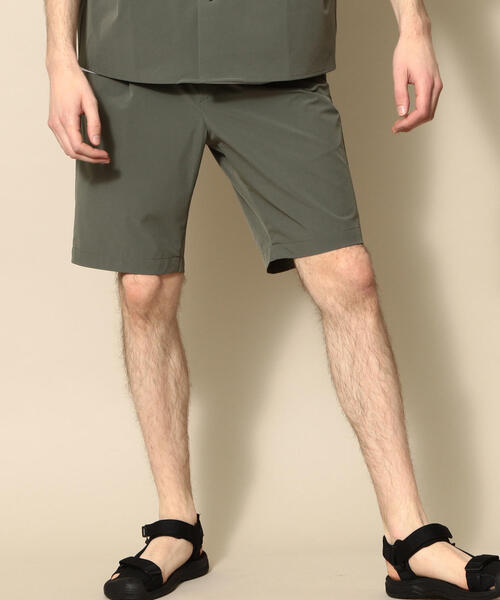 BEAUTY&YOUTH UNITED ARROWS（ビューティーアンドユースユナイテッドアローズ）の「by ストレッチ セットアップ/シャツ＆ショーツ ◆（シャツ/ブラウス・メンズ・ライトグレー/ブラック/オリーブ・MEDIUM/SMALL/X-LARGE/LARGE）」の4枚目の写真