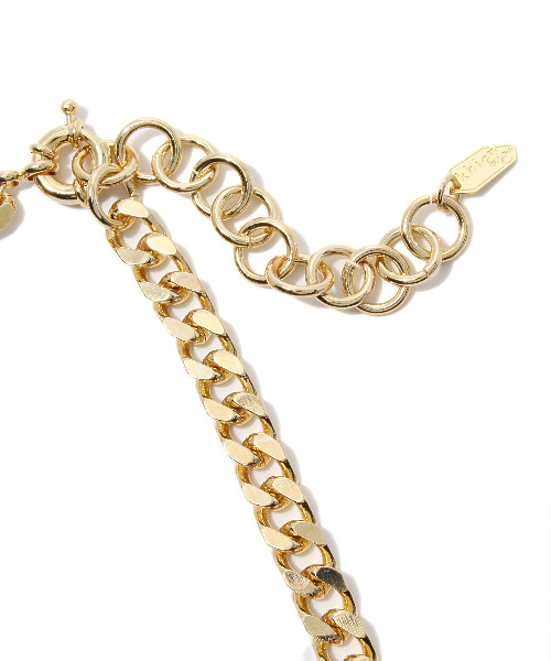 green label relaxing（グリーンレーベルリラクシング）の「Khion カラーコードショートネックレス（ネックレス・レディース・ピンク/ライム・フリー）」の3枚目の写真