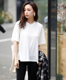 シンプルポケットTシャツ