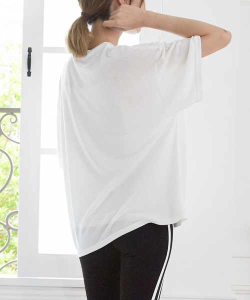 Girly Doll(ガーリードール)の「シンプルポケットTシャツ(Tシャツ/カットソー・レディース・オフホワイト/ブラック/イエロー/グレー/カーキ/ホワイト系その他2/ブラック系その他2/イエロー系その他2/グレー系その他2/グリーン系その他2・FREE)」の13枚目の写真