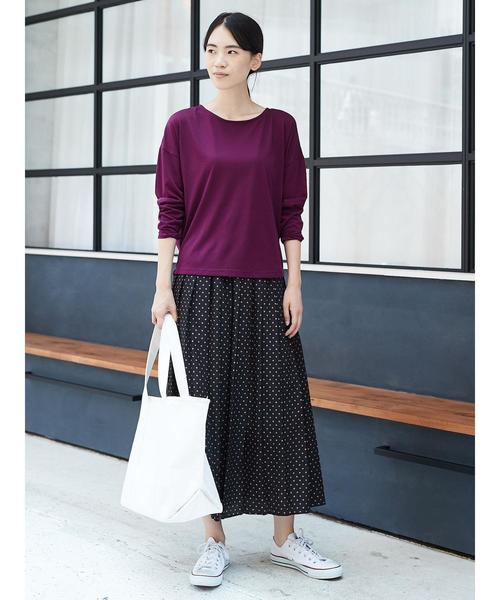 AMERICAN HOLIC(アメリカンホリック)の「・ハイウエストロングプリーツスカート(スカート・レディース・ブラック/ベージュ/ネイビー・FREE)」の12枚目の写真