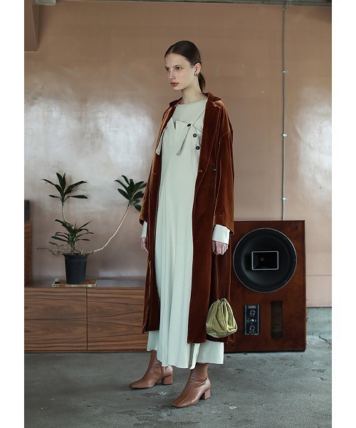 TODAYFUL（トゥデイフル）の「サテンミニポシェット（ハンドバッグ・レディース・パープル/オリーブ・FREE）」の5枚目の写真