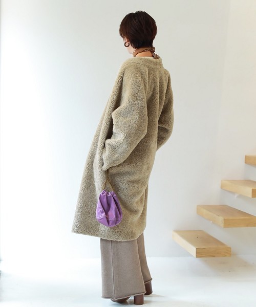 TODAYFUL（トゥデイフル）の「サテンミニポシェット（ハンドバッグ・レディース・パープル/オリーブ・FREE）」の8枚目の写真