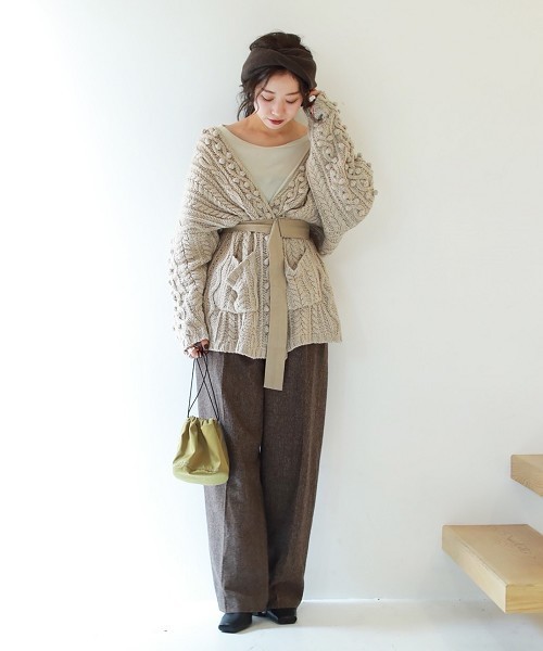 TODAYFUL（トゥデイフル）の「サテンミニポシェット（ハンドバッグ・レディース・パープル/オリーブ・FREE）」の10枚目の写真