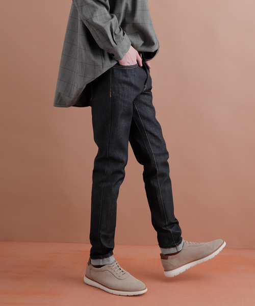 EMMA CLOTHES（エマクローズ）の「ハイストレッチスキニーデニムパンツ（デニムパンツ・メンズ・ブラック/インディゴブルー/ブルー系その他・S/M/L）」の3枚目の写真