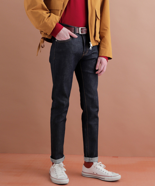 EMMA CLOTHES（エマクローズ）の「ハイストレッチスキニーデニムパンツ（デニムパンツ・メンズ・ブラック/インディゴブルー/ブルー系その他・S/M/L）」の8枚目の写真