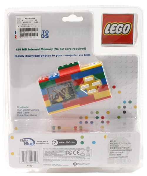 alcali（アルカリ）の「トイカメラ　/　LEGOデジタルカメラ　クラッシック（カメラ/カメラグッズ・レディース・ピンク/マルチ・FREE）」の3枚目の写真