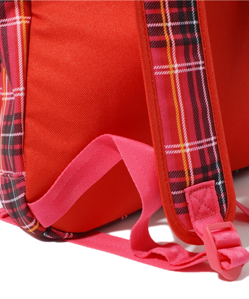 adidas Originals（アディダスオリジナルス）の「アディダス スポーツバックパック タータンチェック柄 adidas SPORT BACKPACK（バックパック/リュック・レディース・レッド・ONE SIZE）」の6枚目の写真