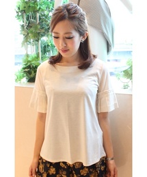 La TOTALITE | ＊ブライトテンジク タックスリーブプルオーバー。(Tシャツ/カットソー)