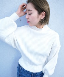 Auntie Rosa | 【AuntieRosa】 リブバルーンスリーブニット(ニット/セーター)