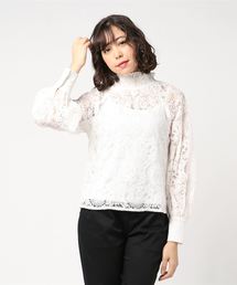 archives | 花柄レースボリュームブラウス(シャツ/ブラウス)