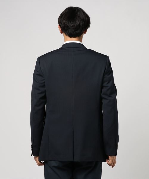 COMME CA ISM（コムサイズム）の「《セットアップ対応》ピンストライプ　ジャケット（スーツジャケット・メンズ・ネイビー・LARGE/MEDIUM/SMALL/X-LARGE/X-SMALL）」の2枚目の写真