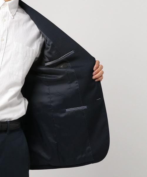 COMME CA ISM（コムサイズム）の「《セットアップ対応》ピンストライプ　ジャケット（スーツジャケット・メンズ・ネイビー・LARGE/MEDIUM/SMALL/X-LARGE/X-SMALL）」の7枚目の写真