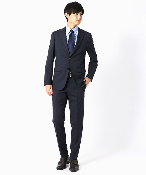 COMME CA ISM（コムサイズム）の「《セットアップ対応》ピンストライプ　ジャケット（スーツジャケット・メンズ・ネイビー・LARGE/MEDIUM/SMALL/X-LARGE/X-SMALL）」の4枚目の写真