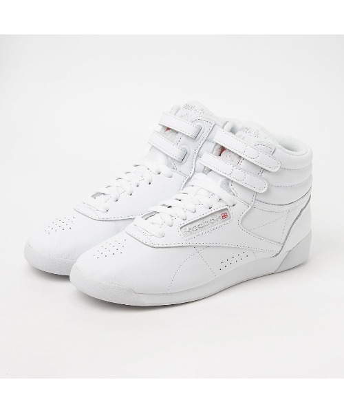 Reebok（リーボック）の「フリースタイル ハイ / Free Style Hi（スニーカー・レディース・ブラック/ホワイト×シルバー/レッド・24.0cm/23.0cm/25.0cm/26.0cm/22.5cm/24.5cm/23.5cm/25.5cm/22.0cm）」の9枚目の写真