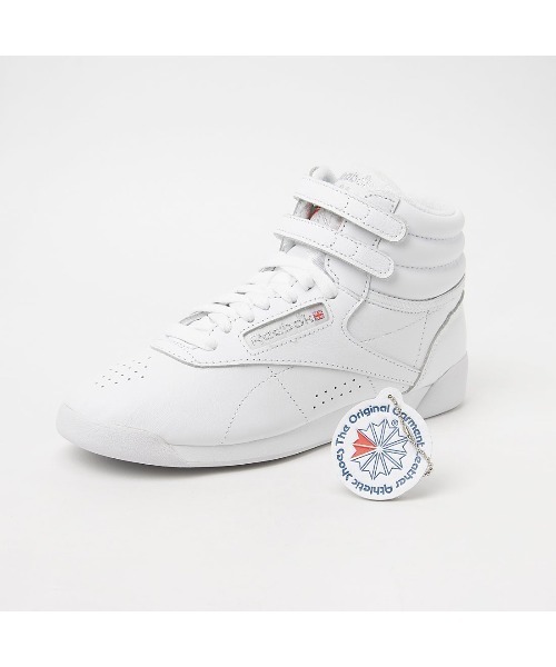 Reebok（リーボック）の「フリースタイル ハイ / Free Style Hi（スニーカー・レディース・ブラック/ホワイト×シルバー/レッド・24.0cm/23.0cm/25.0cm/26.0cm/22.5cm/24.5cm/23.5cm/25.5cm/22.0cm）」の14枚目の写真