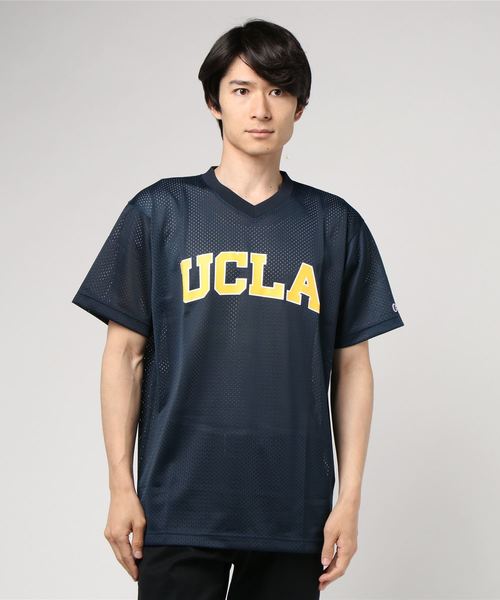 Champion(チャンピオン)の「【Champion/チャンピオン】メンズ UCLA プラクティスメッシュシャツ(Tシャツ/カットソー・メンズ・ネイビー/ブラック/ホワイト・MEDIUM/SMALL/X-LARGE/LARGE)」の3枚目の写真