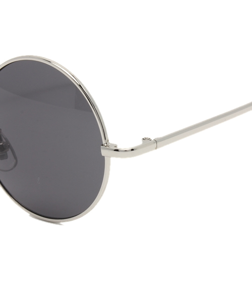 WEGO（ウィゴー）の「WEGO/メタルラウンドタイプサングラス（サングラス・メンズ・ブラック/ブラウン系その他/ブラック系その他・FREE）」の4枚目の写真