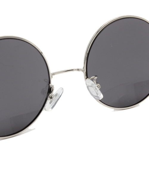 WEGO（ウィゴー）の「WEGO/メタルラウンドタイプサングラス（サングラス・メンズ・ブラック/ブラウン系その他/ブラック系その他・FREE）」の5枚目の写真