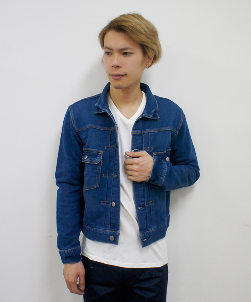 CIAOPANIC(チャオパニック)の「【Ciaopanic】デニムGジャン(デニムジャケット・メンズ・ブルー/インディゴブルー・MEDIUM/LARGE)」の2枚目の写真