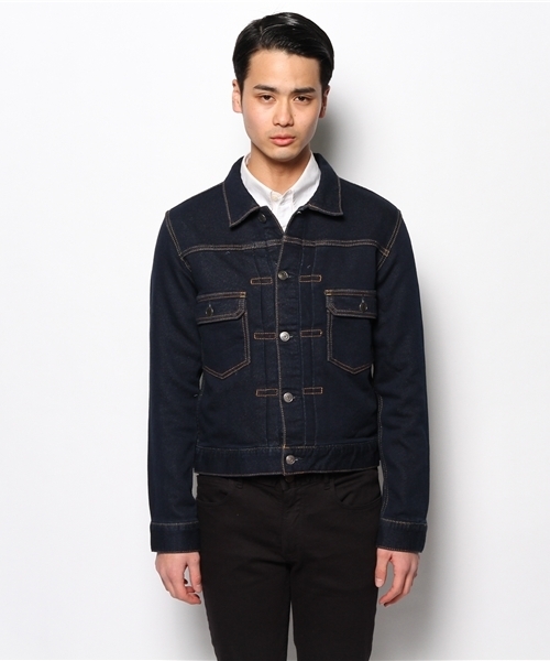 CIAOPANIC(チャオパニック)の「【Ciaopanic】デニムGジャン(デニムジャケット・メンズ・ブルー/インディゴブルー・MEDIUM/LARGE)」の6枚目の写真